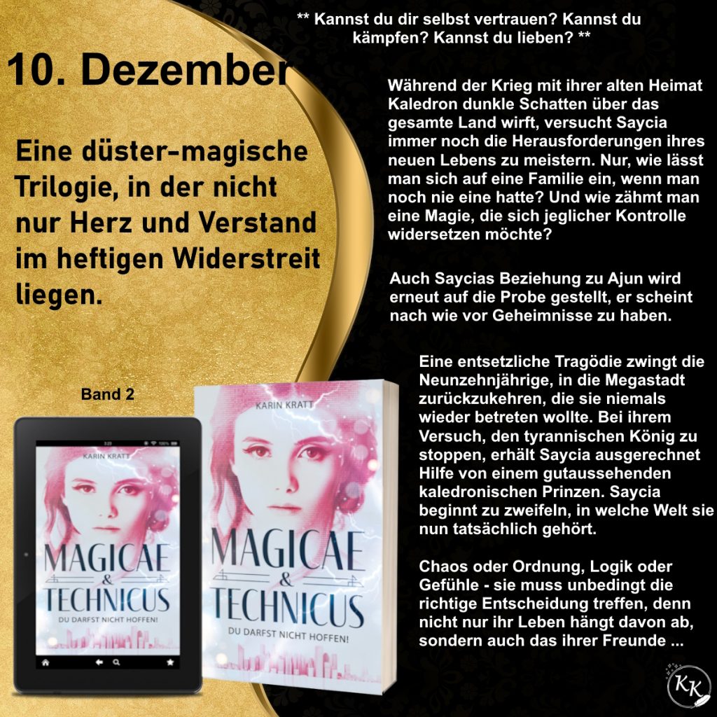 Klappentext Magicae & Technicus Band 2 Tropes Slow Burn, Found Home, Dark Secret